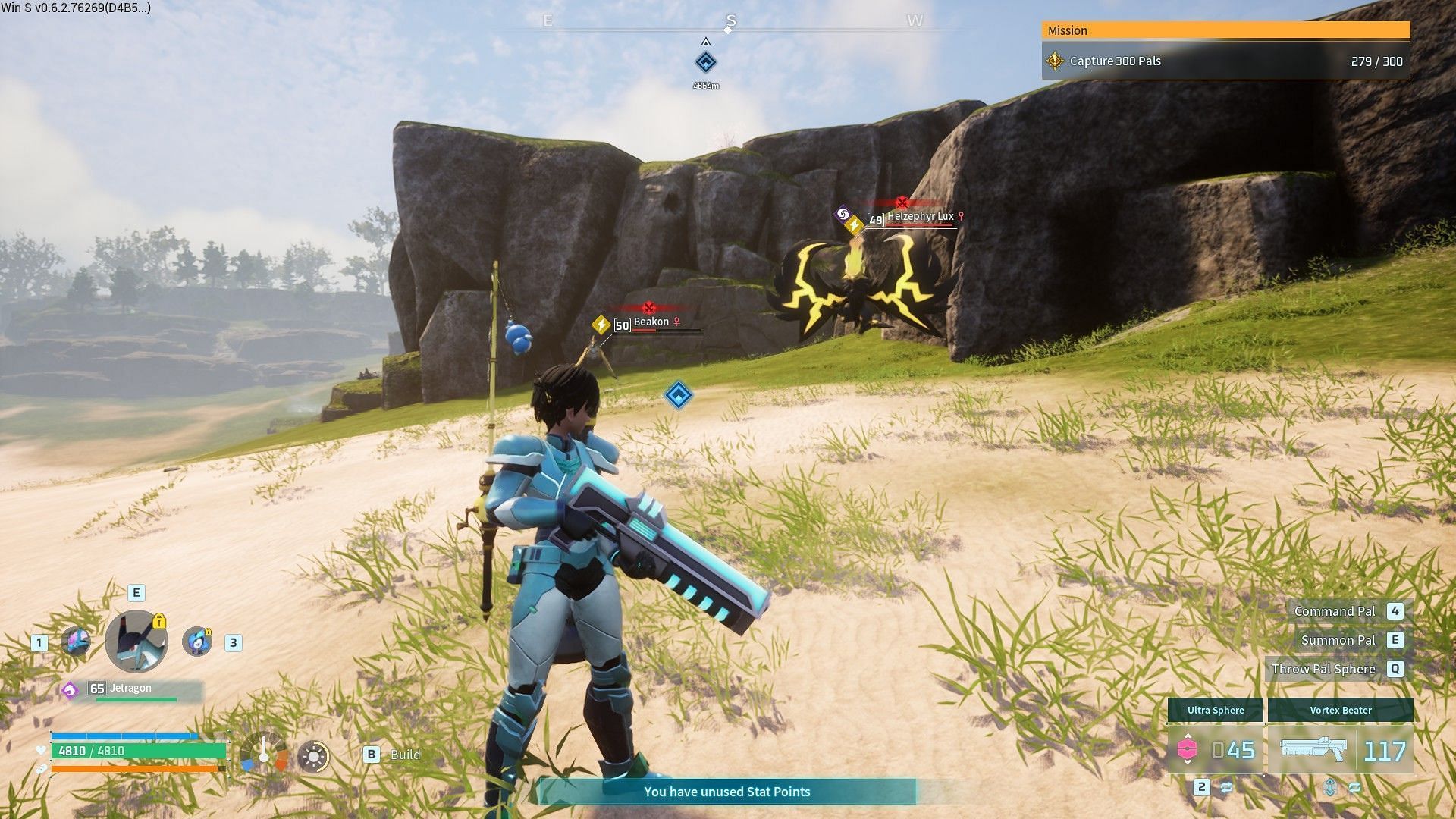Capturing Flying Pals can be challenging (Image via Pocketpair, Inc.)